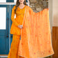 Yellow bandhni sharara set PC11