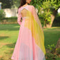Coral Anarkali Suit Set PC758