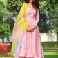Coral Anarkali Suit Set PC758
