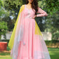 Coral Anarkali Suit Set PC758