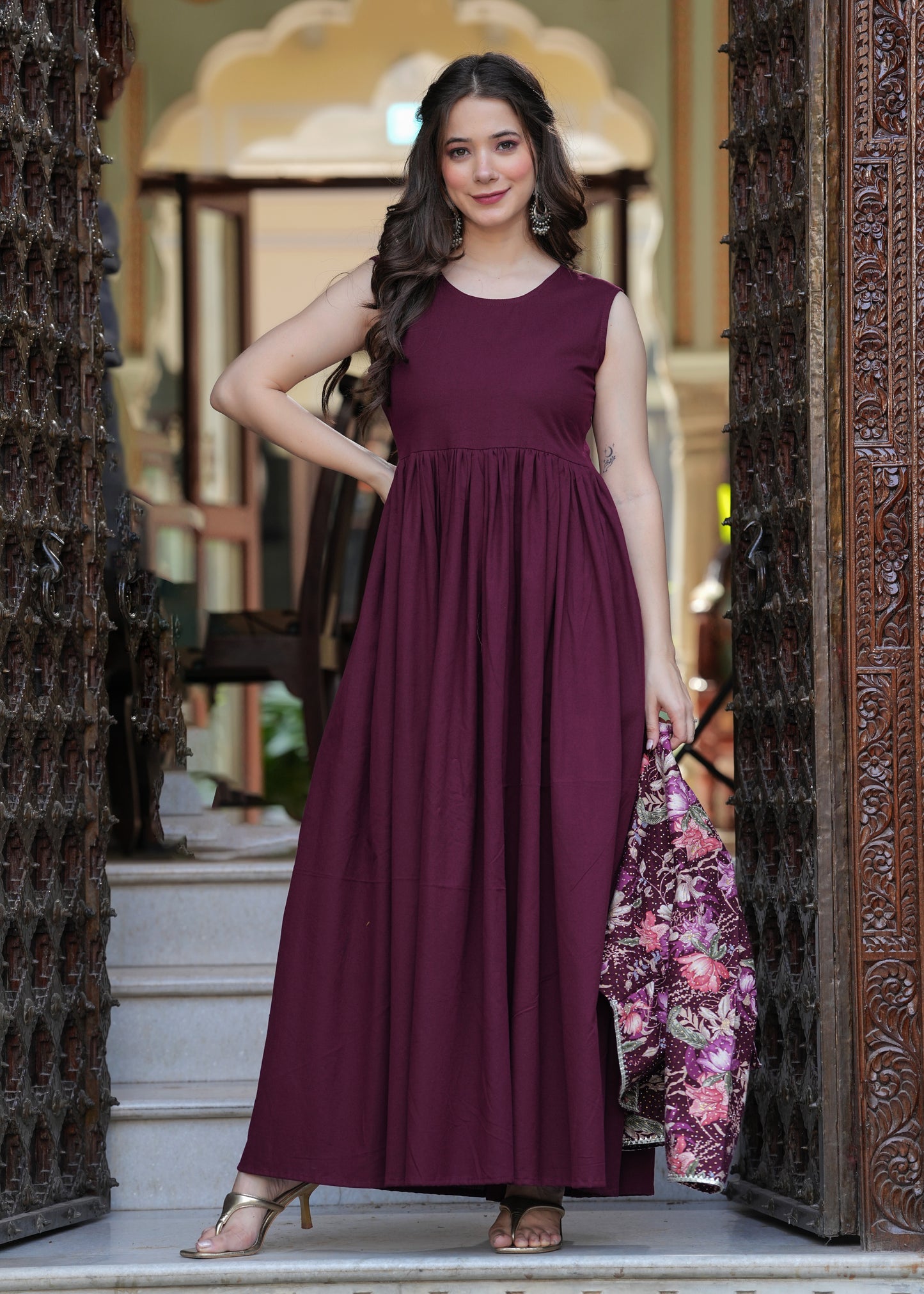 Radiant wine dream dress PC1432N