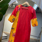 Red Kalamkari Kurta Set BK596N