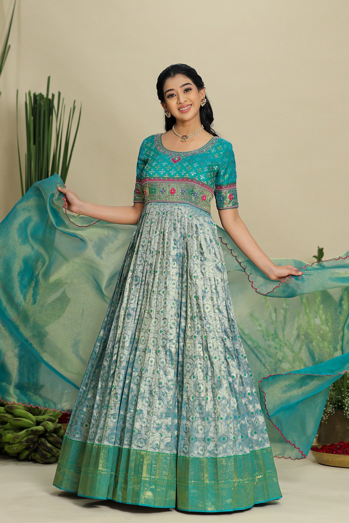 Jyoti Patola Zari Dress PC803