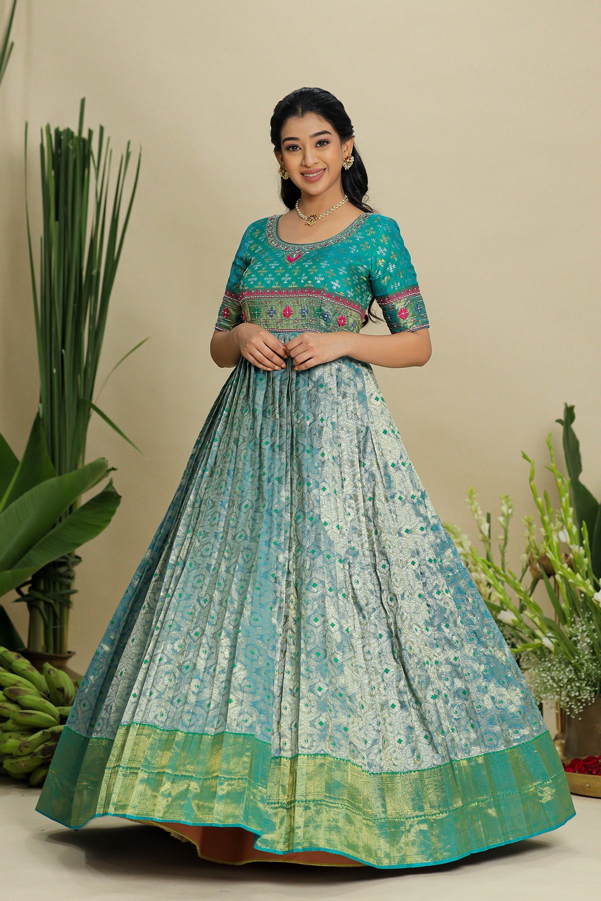 Jyoti Patola Zari Dress PC803