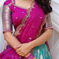 Kiara Half Saree Set In Magenta PC790