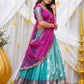 Kiara Half Saree Set In Magenta PC790