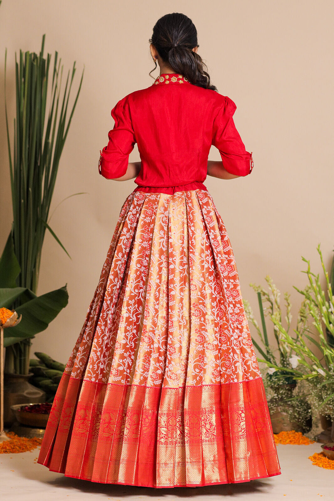 Meera IndoWestern Lehenga Set PC839N