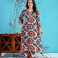 Black orange kurta set PC1001