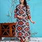 Black orange kurta set PC1001