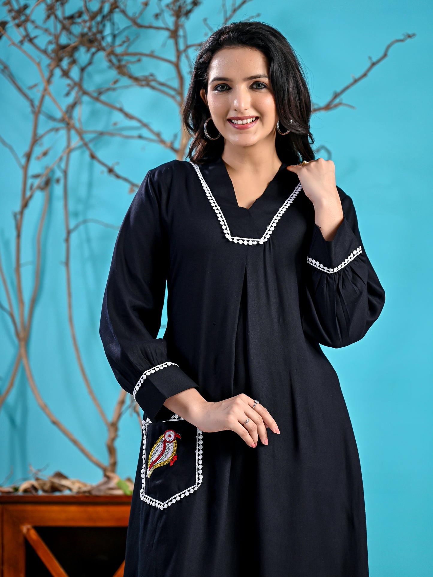 Kala Chidiya Kurta Set pc1007