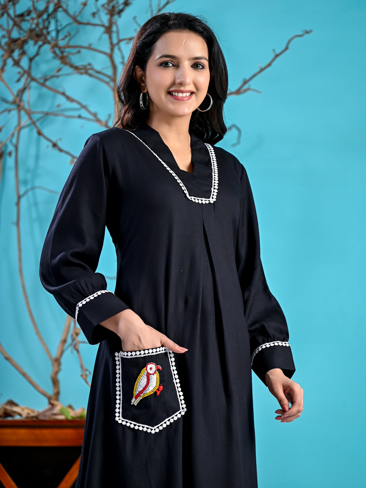 Kala Chidiya Kurta Set pc1007