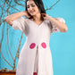 Pink polka kurta set PC1005