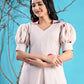 Pink polka kurta set PC1005