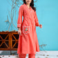 Peach Chidiya Kurta Set pc1008