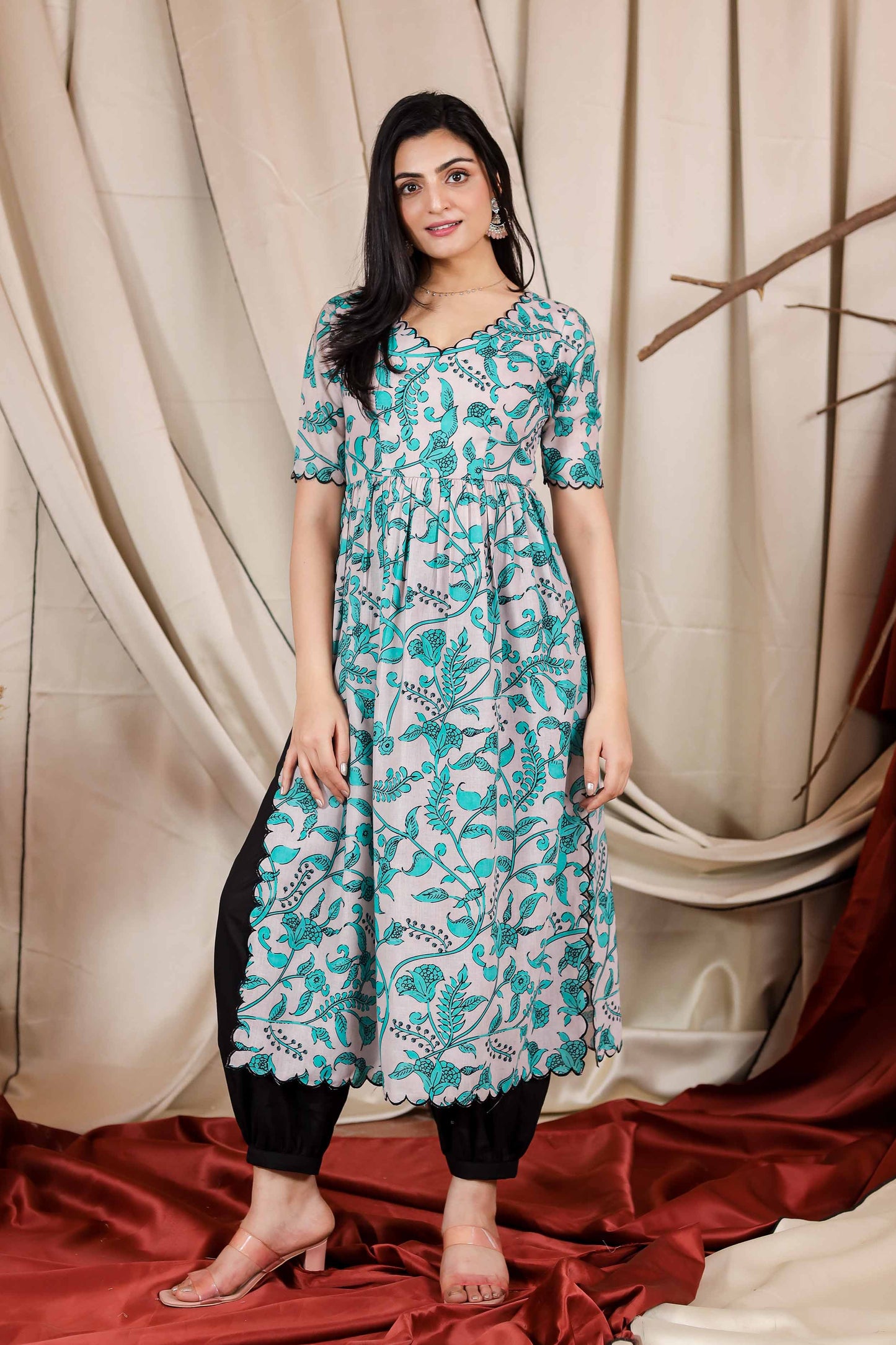 Riya Kalamkari Kurta Set PC810