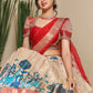 Saloni Banarasi Lehenga Set in Red PC797N