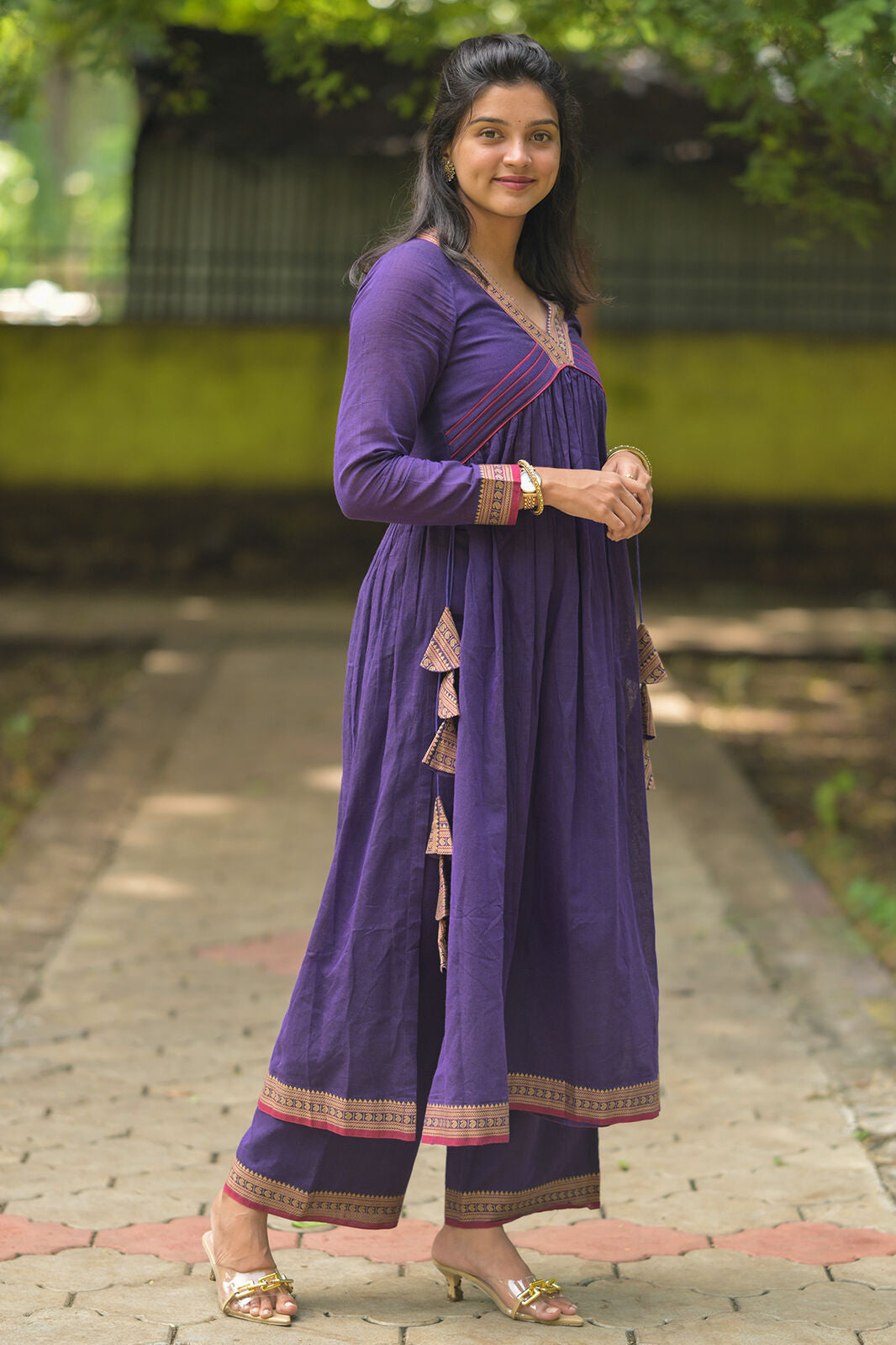 Sharvari Violet Kurta Set PC974N