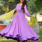 Sofiya Lilac Mirror Anarkali Dress PC742