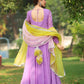 Sofiya Lilac Mirror Anarkali Dress PC742