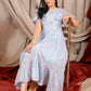 Starfish Summer Midi Dress in Powder Blue PC826