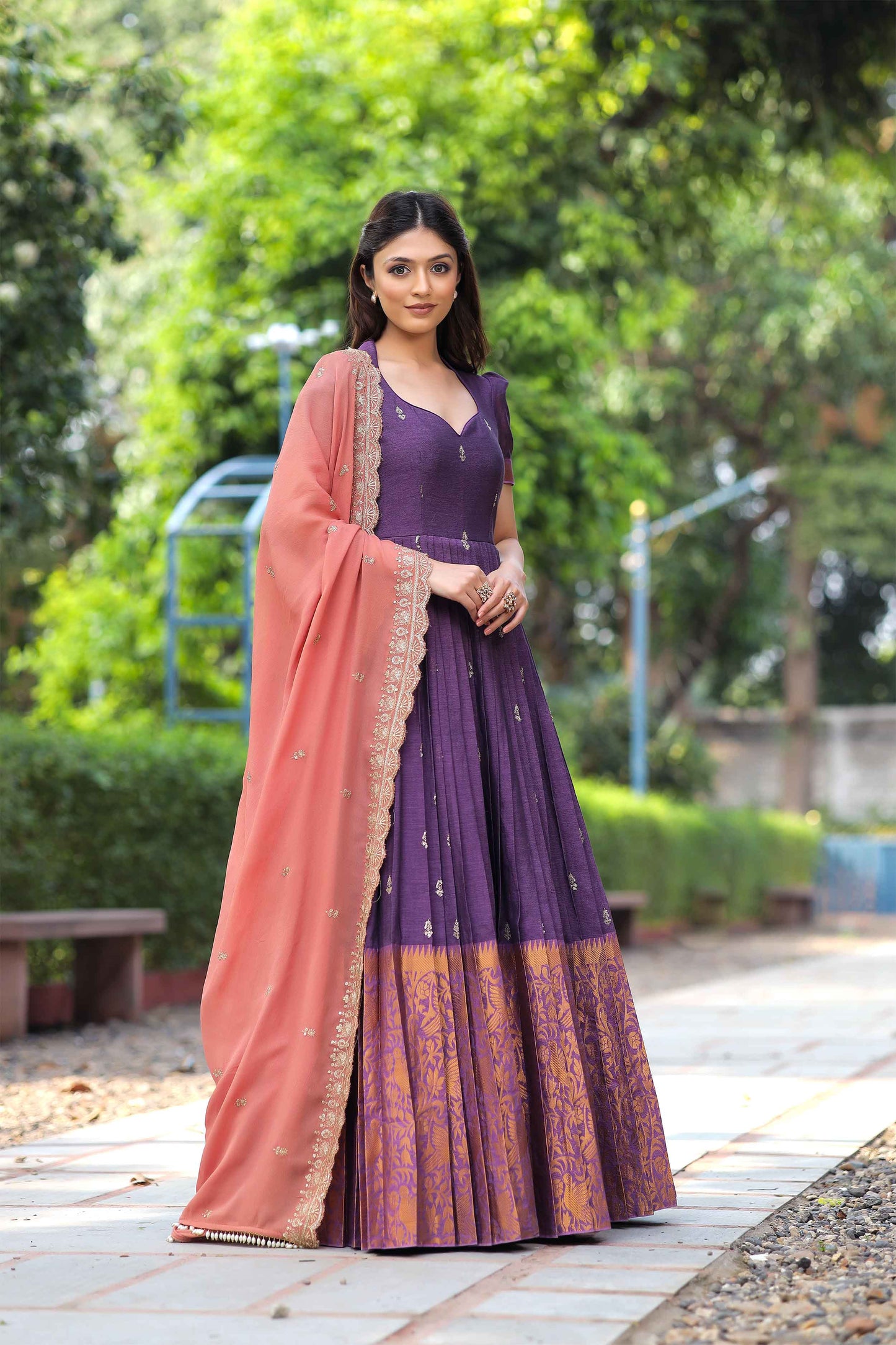 Supriya Handloom Long Dress BK728N