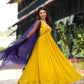 Suryamukhi Yellow Anarkali Set With Pent PC744