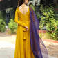 Suryamukhi Yellow Anarkali Set With Pent PC744