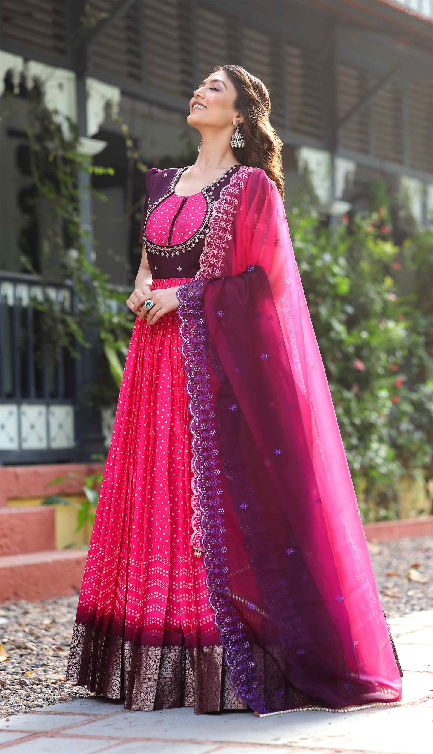 Tarini Embroider Anarkali Dress BK723N