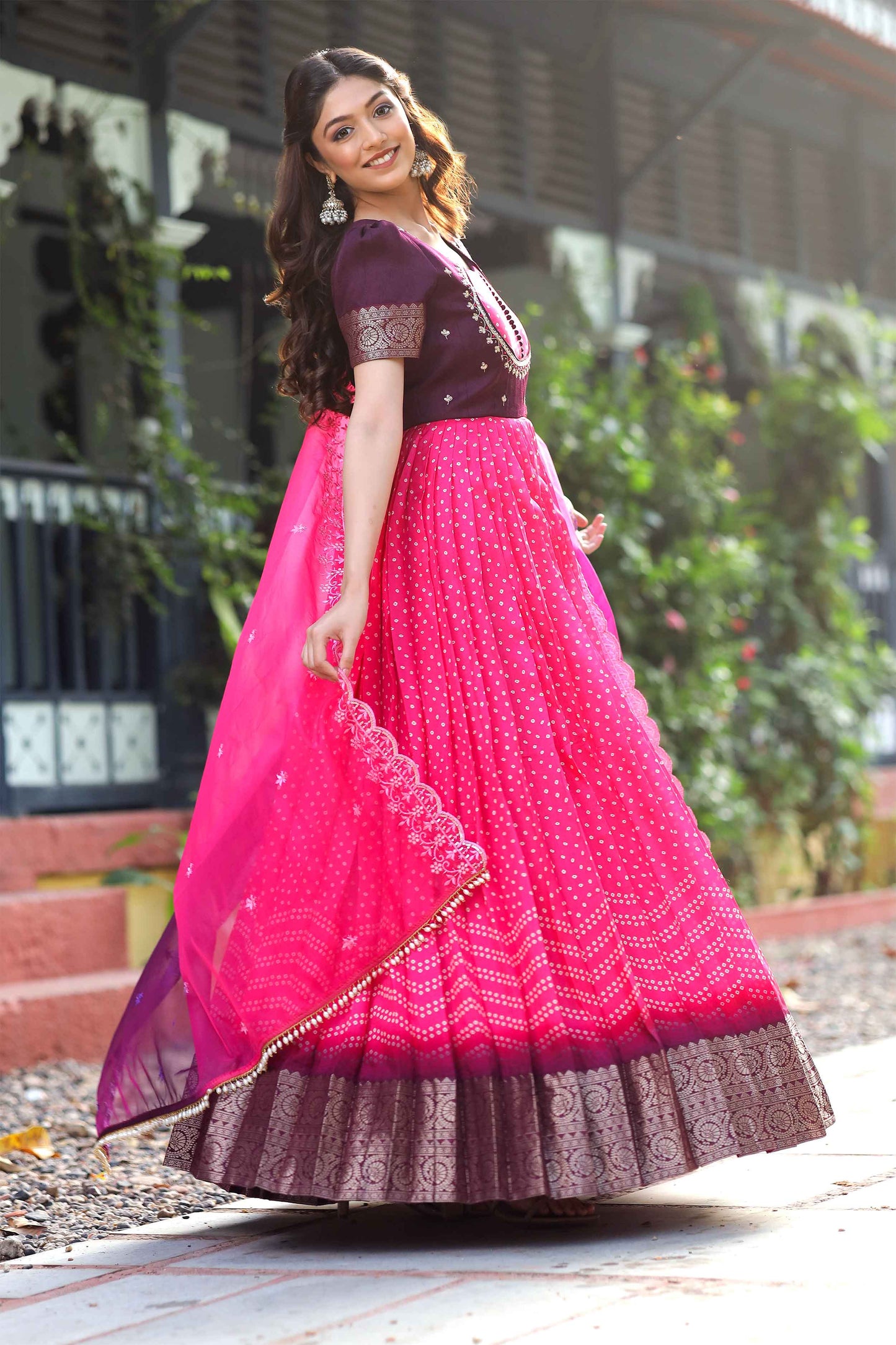 Tarini Embroider Anarkali Dress BK723N