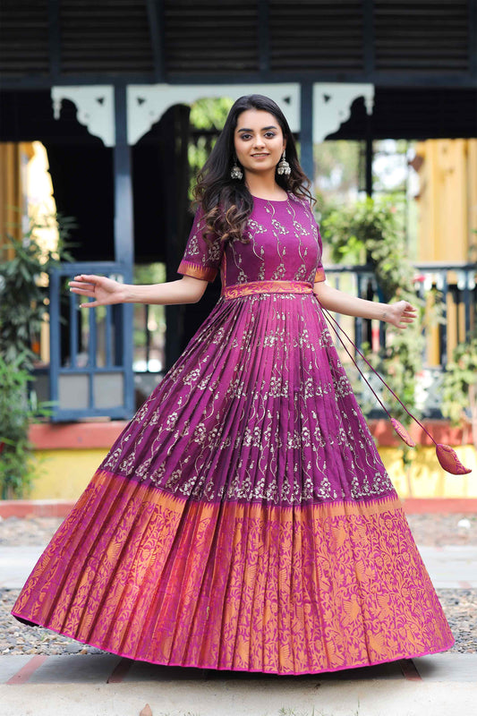 Tashrika Handloom Dress BK729N