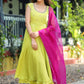 Tulip Anarkali Suit Set With Pent PC759n