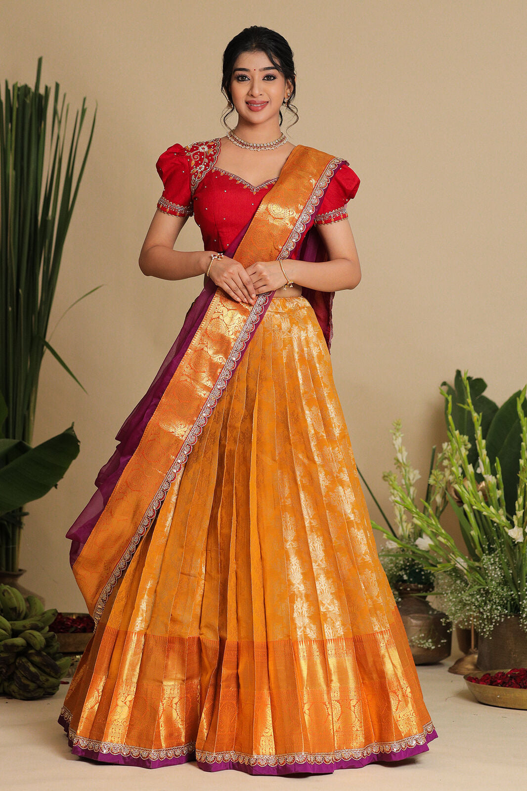 Twisha Banarasi Lehenga Set PC796N