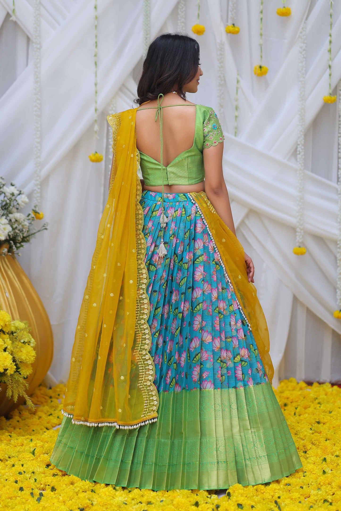 Vasudevi Pichwai Lehenga Set PC786N