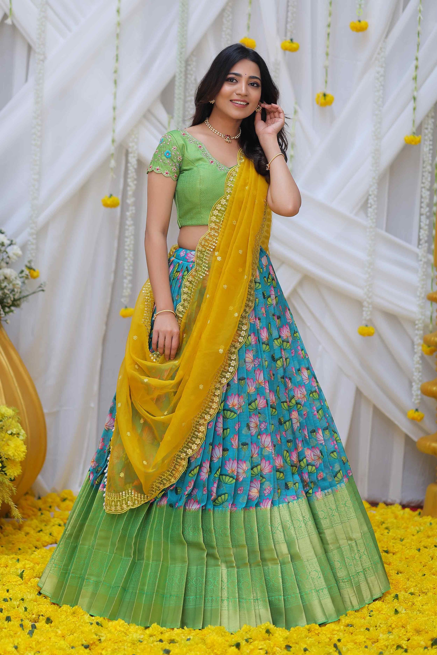 Vasudevi Pichwai Lehenga Set PC786N