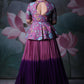 VERONIKA PEPLUM LEHENGA SET BK644N