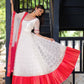 White Majesty Anarkali Dress  BK714N