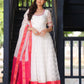 White Majesty Anarkali Dress  BK714N