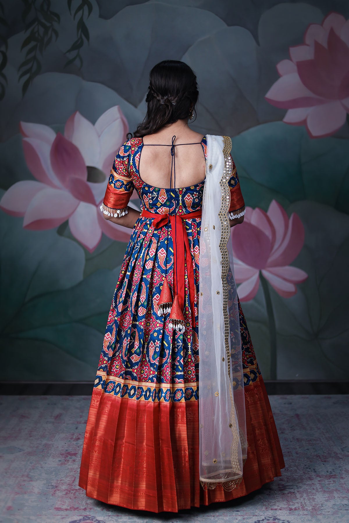 Pink Patola Dress - Fashion Floor India | Maxi Dresses | Online store