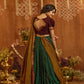 Devara Handloom Lehenga Set in Green  PC1029N