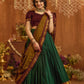 Devara Handloom Lehenga Set in Green  PC1029N