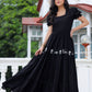 Midnight Black Long Frock PC905N