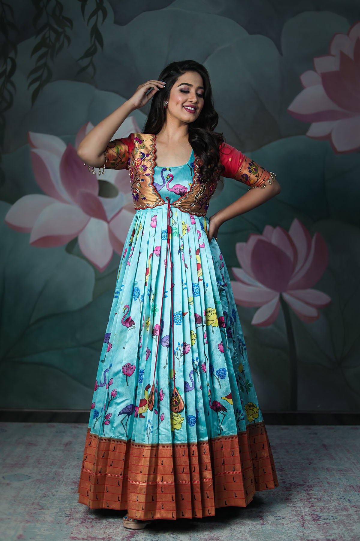 NITYA SUDHA JACKET DRESS BK641N