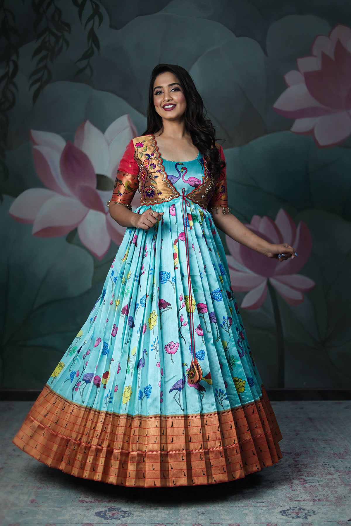 NITYA SUDHA JACKET DRESS BK641N