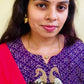 Fuchsia Purple Anarkali Navaratri look 07