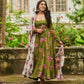 MEHANDI FLOWER KALAMKARI DRESS BK677N