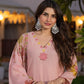 Blush Petal Chanderi Suit Set