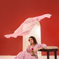 Floral embroidery Rose Mul cotton suit