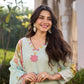 Mint Blossom Chanderi Suit Set