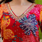 Chinnon straight cut Red Suit Set