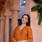 Amber Dusk Mul Chanderi Suit Set